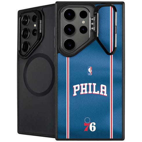 NBA Philadelphia 76ers Jersey Galaxy S25 Ultra Kickstand Case